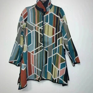 I-Reversibles Ruched Collar Jacket​​​